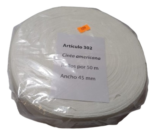 Cinta Fruncidora Para Cortina Americana 4.5 Cm Rollo X 50 M