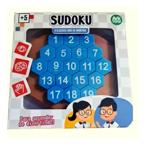 Jogo Sudoku Sortidos 12X12Cm Na Caixa - Ark Brasil - Outros Jogos