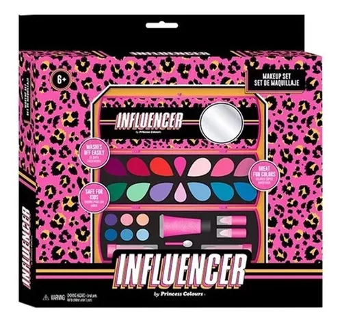 Set De Maquillaje Makeup Triple Influencer Infantil Caja