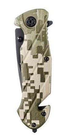 Canivete Tático Squad Militar Camuflado Digital Invictus