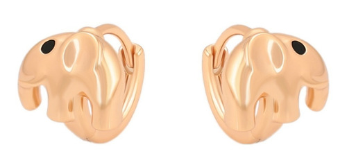 Aretes Baby Huggies Elefante 149505 Oro 18k Laminado