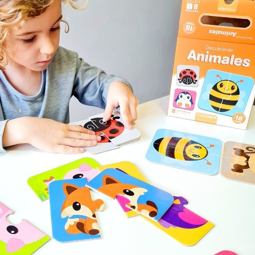 Imagen 5 de 9 de Rompecabeza Puzzle. Descubriendo Animales Didactico Infantil
