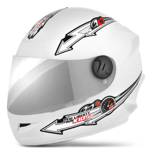 Capacete Infantil Fechado Para Motos Liberty For Kids Solid