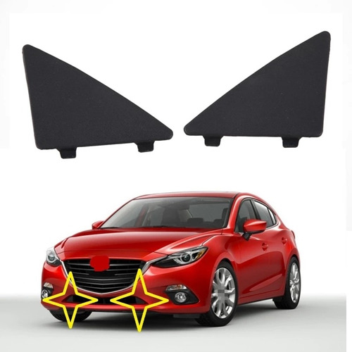 Tapa Triangular Rejilla Fasia Mazda 3 2014-2016