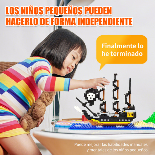 Bloques De Construcción Para Armar De Perla Negra,760piezas