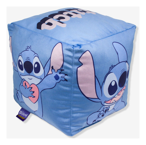 Almofada Cubo Stitch - Disney Stitch Cor Amarelo