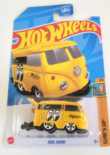 Carro Coleccion Escala 1/64 Hot Wheels Kool Kombi Mooneyes