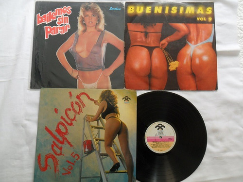 Discos 3 Lps: Buenisimas-bailemos Sin Parar-salpiconvol.5 Lp