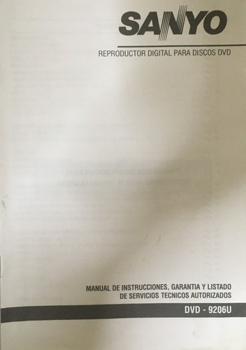 Dvd Sanyo