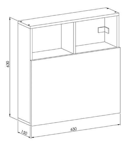 Imagen 5 de 8 de Escritorio Plegable Pared Moderno Home Office Colgante
