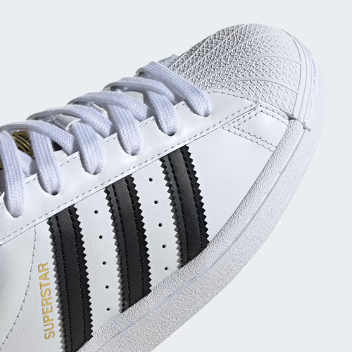Tenis Adidas Superstar Concha, En Caja Azul (Usado)