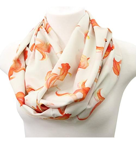 Di Capanni Goldfish Infinity Bufanda Mujer Accesorios Crema