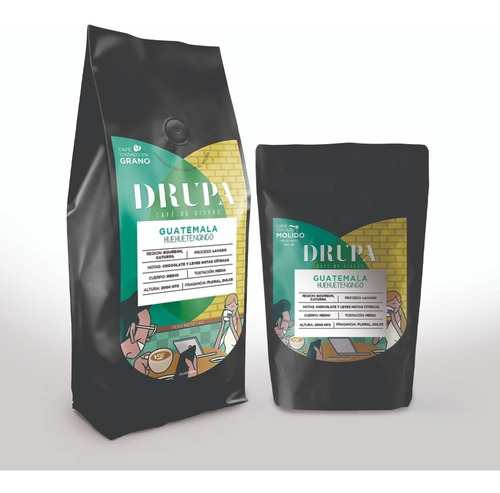 Cafe De Especialidad Drupa Tostado Molido Guatemala 250gr