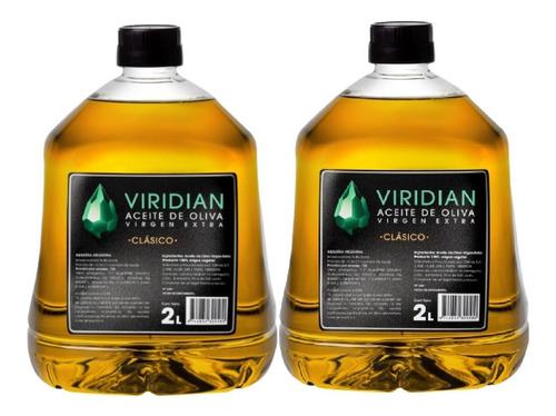 2 X Aceite De Oliva Virgen Extra Clásico X 2lt