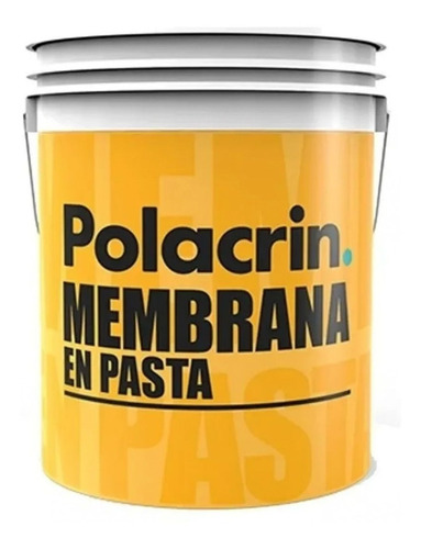 Imagen 1 de 8 de Polacrin Membrana En Pasta Techos 20 Lt Impermeable