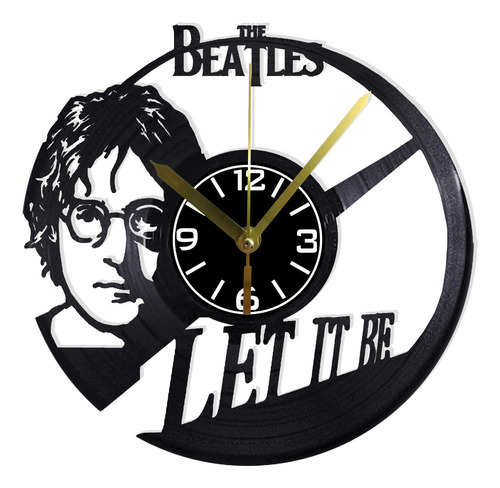 Reloj Pared Disco Vinilo Acetato Decoración The Beatles 13