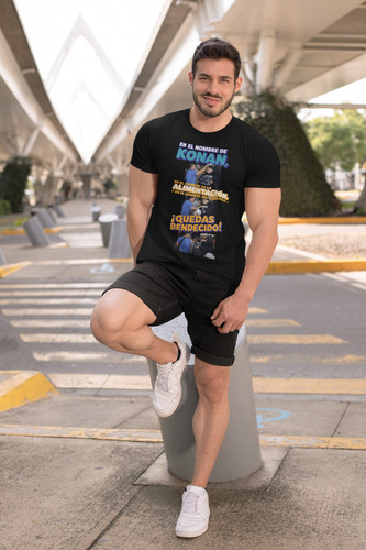 Playera Meme Konan Big Échame La Bendición