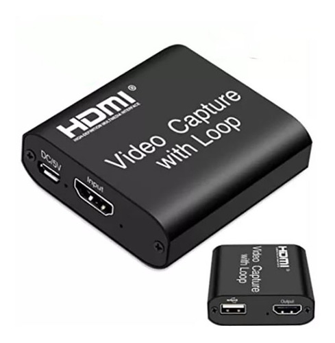 Capturadora De Video Usb 2,0hdmi Capture Con Loop Out 4k 2k