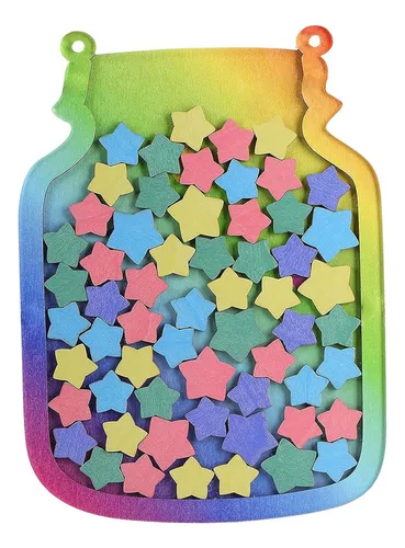 Frascos De De Madera Tabla De Estrellas Del Aula Para Niños