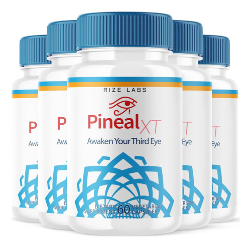 Paquete De 5 Suplementos Pineal Xt, Mezcla Premium Pineal Xt