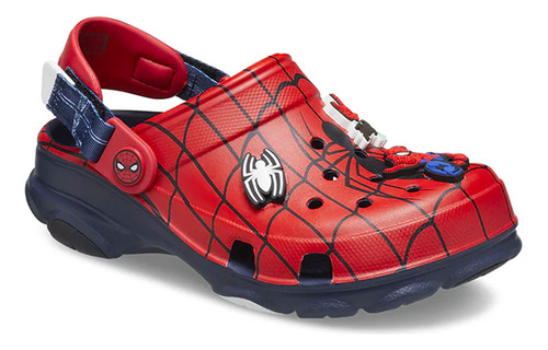 Zueco Crocs Classic Spider Man All-terrain Niño Rojo