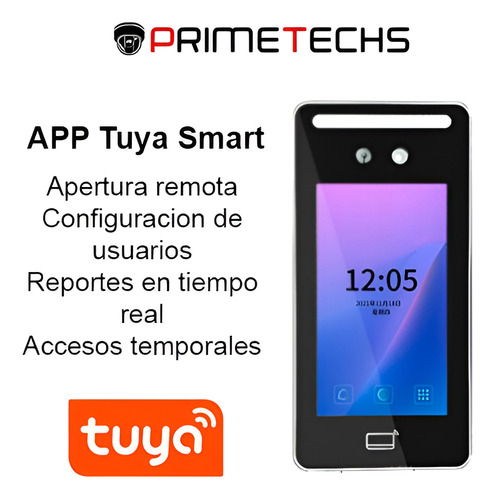 Control De Acceso Facial Wfi Tuya Rfid Codigo App Apertura