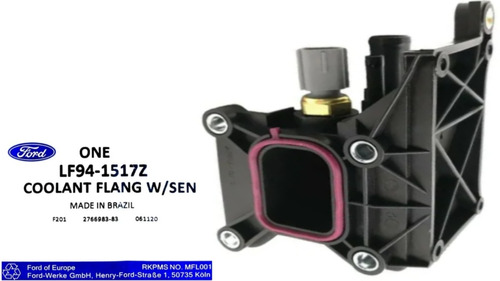 Toma Caja Agua Mazda 3 5 6 Focus  Ecosport 2.0 Con Sensor