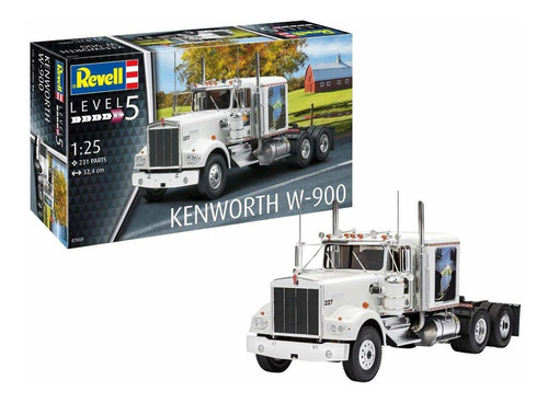 Kenworth W-900 Kit Modelo Plastico 1 25