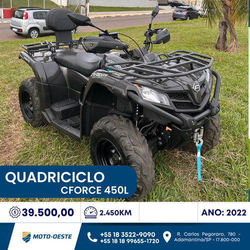 Quadriciclos Cforce 450l 2022 - Preto