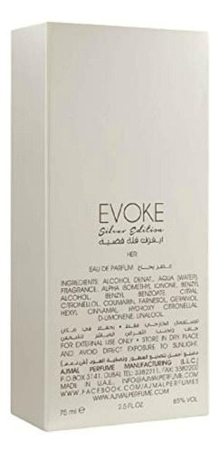 Evoke Silver Edition By Ajmal Eau De Parfum Spray 2.5 Oz /