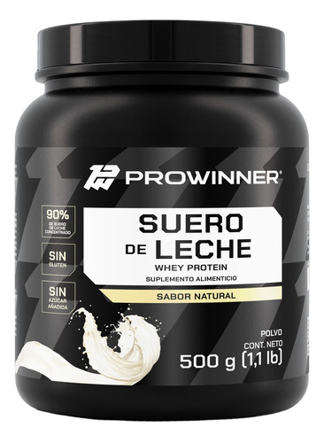 Suplemento Suero De Leche (500 Gr) Prowinner Sabor Natural