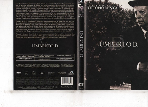 Umberto D. (1952) - Dvd Original - Mcbmi