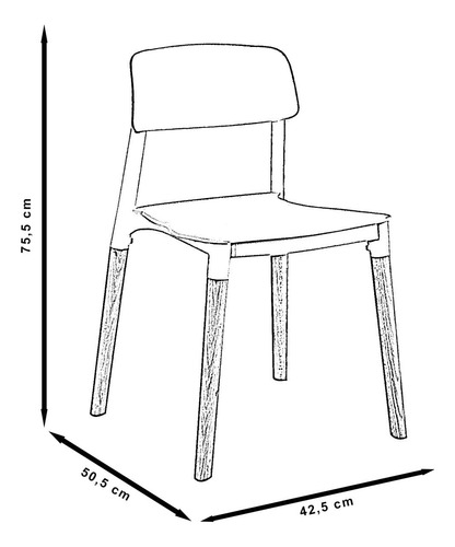 Sillas Eames De Comedor Estocolmo Estilo Nórdico White