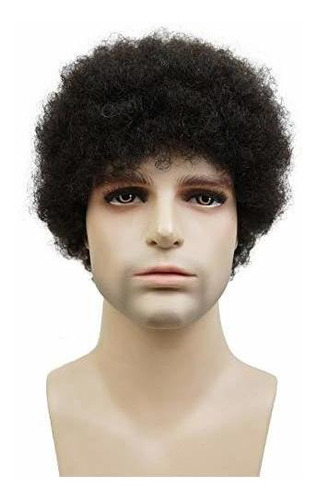 Aimole Afro Corto Curly Wigs 100% Human Hair Wig For V4v1p