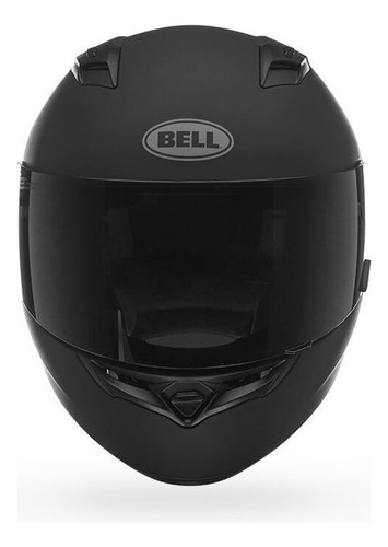 Casco Moto Integral Bell Qualifier Pista Visor Simple Gaona Negro Mate Liso L