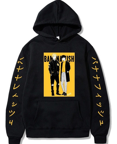 Rt Sudadera Con Capucha Banana Fish Anime Para