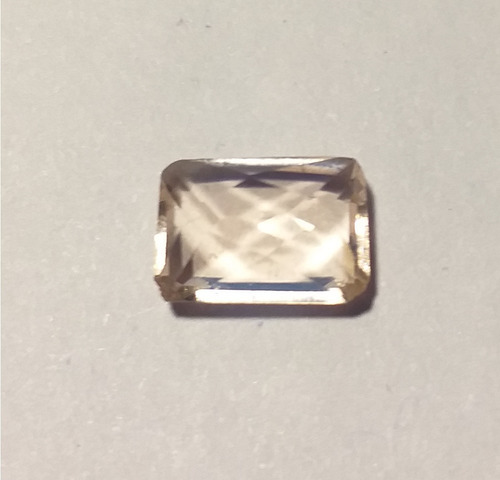 Zafiro Rosa Corte Octogonal 10,1 X 7,1 X Prof 4,1 Mm***