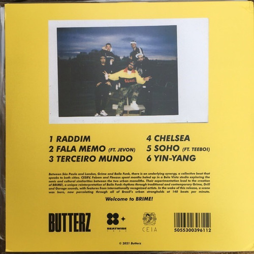 Lp Febem - Brime (vinil Amarelo Importado Butterz)