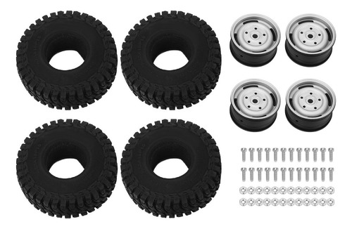 Conjunto De Cubos De Roda De Carro Rc Crawler, Forte Resistê