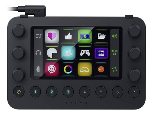 Botonera Stream Controller Razer Profesional Con Botones Lcd