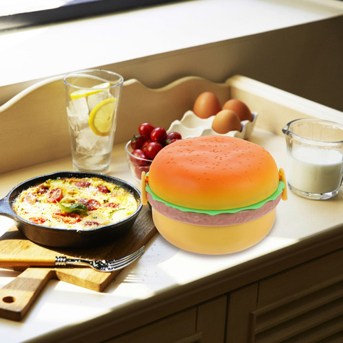 Lh Caja De Comida Para Niños Pupil Almuerzo En Capas Con