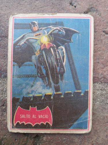 A- Figurita Batman Tarjeta Año 1966 N.10