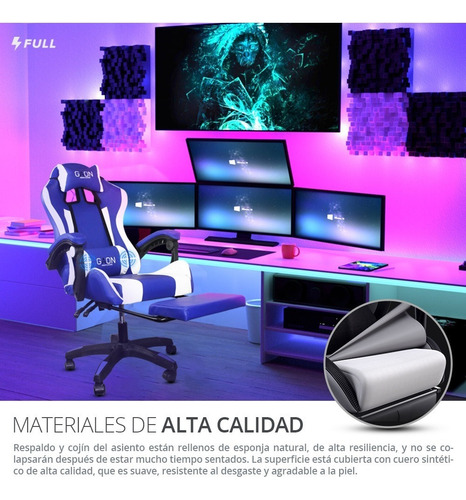 Imagen 4 de 10 de Silla Gamer Con Kit Profesional Ergonómica Y Con Masajeador