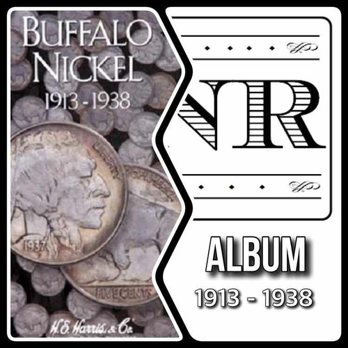 Álbum Monedas Búfalo Níquel - 1913 - 1938 - P & D + S