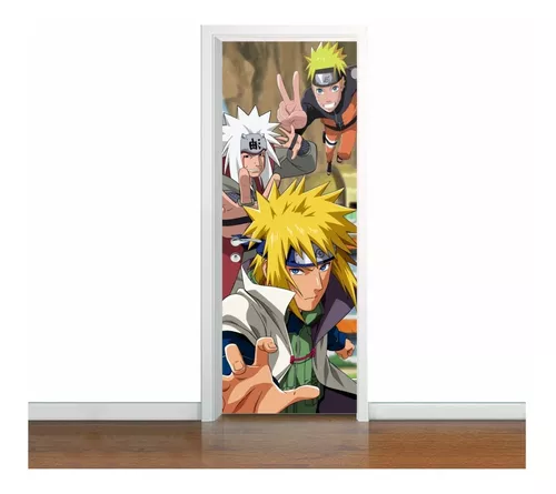 Adesivo Decorativo De Porta Minato Naruto (cod.mn1)