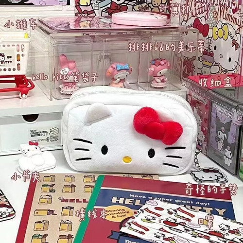 2 Piezas, Gran Capacidad Hello Kitty Plush Mochila