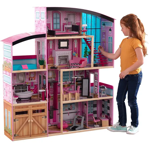 Casa de muñecas de madera mercado libre hotsell