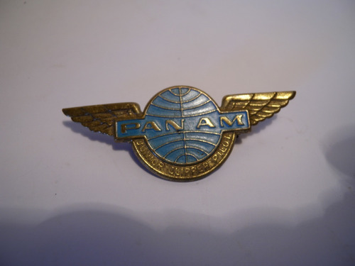 Antiguo Pin De Pan Am American Airways Junior Clipper Pilot