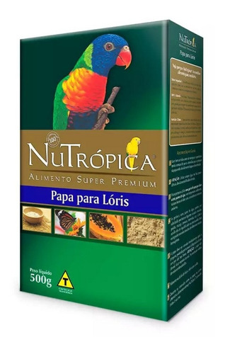 Ração Papinha Para Loris 500g Nutrópica