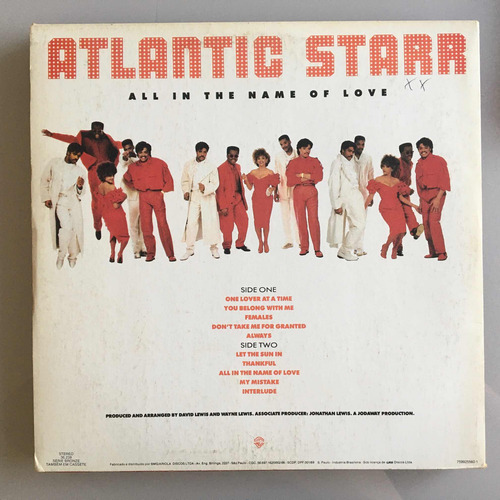Lp Atlantic Starr - Always (Usado)
